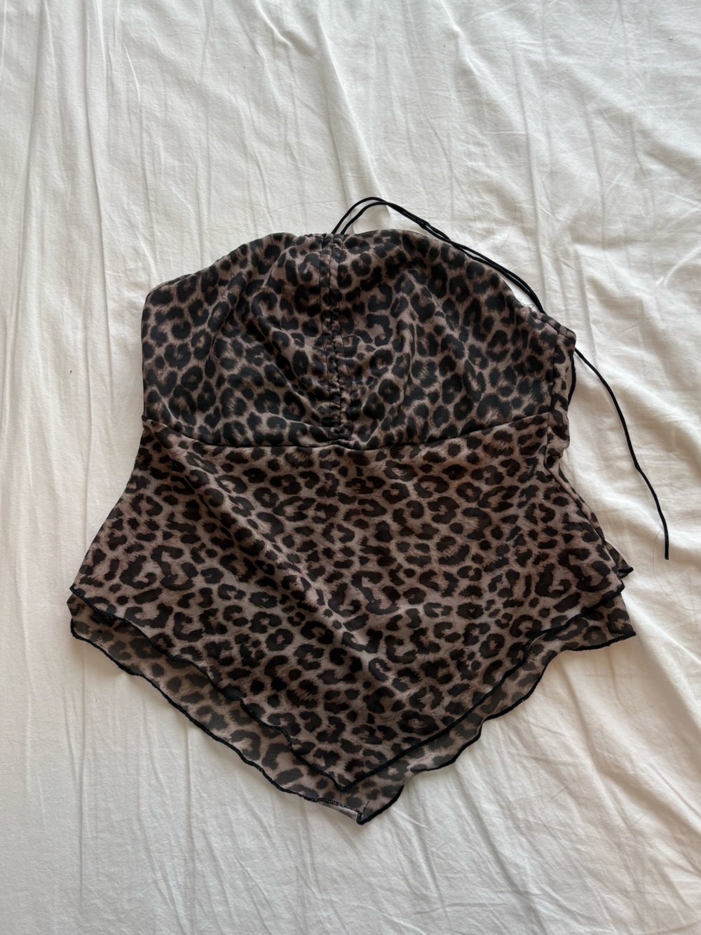 Leopard Print Tube Top / Halter top